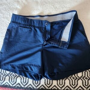 Under Armour Dark Blue High Waist Women's Shorts